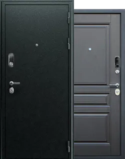 Каталог металлических дверей Черные