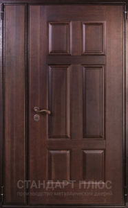 Стальная дверь Двухстворчатая дверь №17 с отделкой МДФ ПВХ