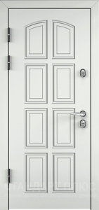 Стальная дверь Белая дверь №23 с отделкой МДФ ПВХ