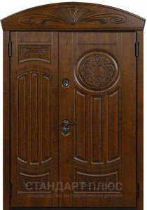 Стальная дверь Двухстворчатая дверь №27 с отделкой МДФ ПВХ