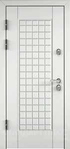 Стальная дверь Белая дверь №16 с отделкой МДФ ПВХ