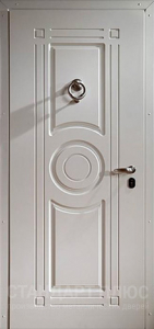 Стальная дверь Белая дверь №8 с отделкой МДФ ПВХ