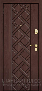 Стальная дверь МДФ №35 с отделкой МДФ ПВХ