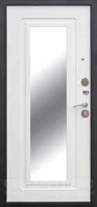 Стальная дверь С зеркалом №72 с отделкой МДФ ПВХ