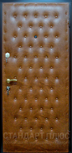 Стальная дверь Винилискожа №5 с отделкой Винилискожа