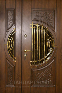Стальная дверь Парадная дверь №89 с отделкой Массив дуба