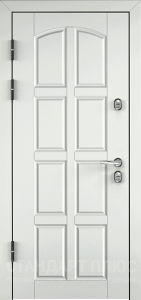 Стальная дверь Белая дверь №18 с отделкой МДФ ПВХ