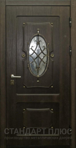 Стальная дверь Парадная дверь №389 с отделкой Массив дуба