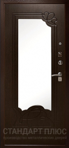 Стальная дверь С зеркалом №62 с отделкой МДФ ПВХ