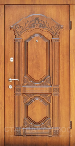 Стальная дверь Парадная дверь №381 с отделкой Массив дуба