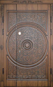 Стальная дверь Парадная дверь №120 с отделкой Массив дуба