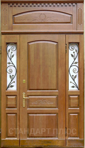 Стальная дверь Парадная дверь №43 с отделкой Массив дуба