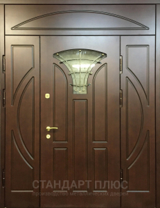 Стальная дверь Парадная дверь №373 с отделкой Массив дуба