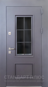 Стальная дверь Металлобагет №10 с отделкой Порошковое напыление