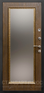 Стальная дверь С зеркалом №9 с отделкой МДФ ПВХ