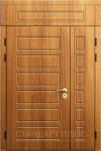 Стальная дверь Двухстворчатая дверь №26 с отделкой МДФ ПВХ