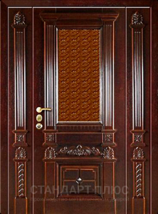 Стальная дверь Парадная дверь №3 с отделкой Массив дуба