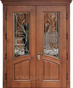Стальная дверь Парадная дверь №330 с отделкой Массив дуба
