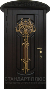 Стальная дверь Парадная дверь №53 с отделкой Массив дуба