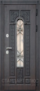 Стальная дверь Парадная дверь №410 с отделкой Массив дуба