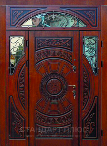 Стальная дверь Парадная дверь №116 с отделкой Массив дуба