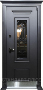 Стальная дверь Металлобагет №29 с отделкой Порошковое напыление