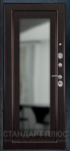 Стальная дверь С зеркалом №10 с отделкой МДФ ПВХ
