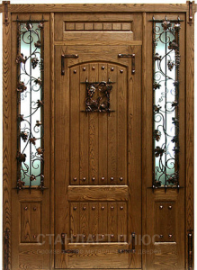 Стальная дверь Парадная дверь №8 с отделкой Массив дуба