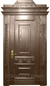 Стальная дверь Парадная дверь №13 с отделкой Массив дуба
