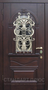 Стальная дверь Парадная дверь №52 с отделкой Массив дуба