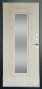 Стальная дверь С зеркалом №51 с отделкой МДФ ПВХ