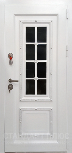 Стальная дверь Металлобагет №6 с отделкой Порошковое напыление