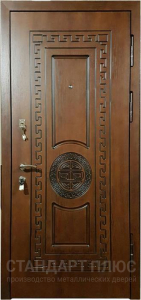 Стальная дверь С зеркалом №60 с отделкой МДФ ПВХ