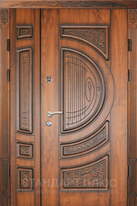 Стальная дверь Парадная дверь №93 с отделкой Массив дуба