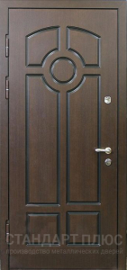 Стальная дверь МДФ №100 с отделкой МДФ ПВХ