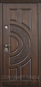 Стальная дверь Массив дуба №9 с отделкой Массив дуба