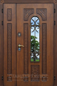 Стальная дверь Парадная дверь №332 с отделкой Массив дуба
