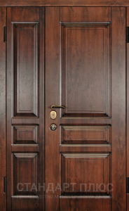 Стальная дверь Двухстворчатая дверь №34 с отделкой МДФ ПВХ