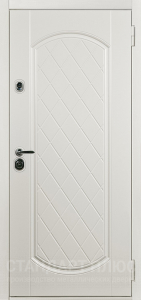 Стальная дверь Белая дверь №36 с отделкой МДФ ПВХ