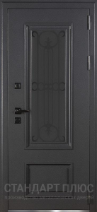 Стальная дверь Металлобагет №14 с отделкой Порошковое напыление