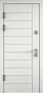 Стальная дверь Белая дверь №17 с отделкой МДФ ПВХ