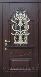 Стальная дверь Парадная дверь №360 с отделкой Массив дуба