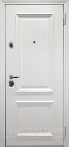 Стальная дверь Белая дверь №13 с отделкой МДФ ПВХ