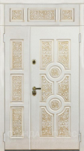 Стальная дверь Двухстворчатая дверь №25 с отделкой МДФ ПВХ
