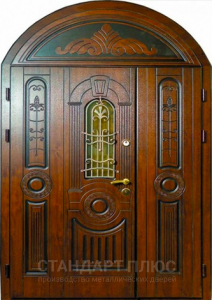 Стальная дверь Парадная дверь №123 с отделкой Массив дуба