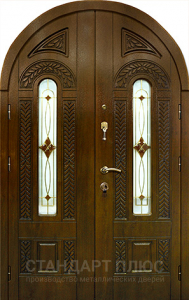 Стальная дверь Парадная дверь №69 с отделкой Массив дуба