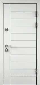 Стальная дверь Белая дверь №17 с отделкой МДФ ПВХ