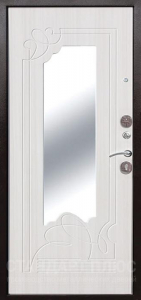 Стальная дверь С зеркалом №77 с отделкой МДФ ПВХ