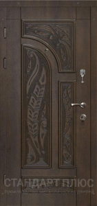 Стальная дверь МДФ №55 с отделкой МДФ ПВХ