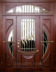 Стальная дверь Парадная дверь №29 с отделкой Массив дуба